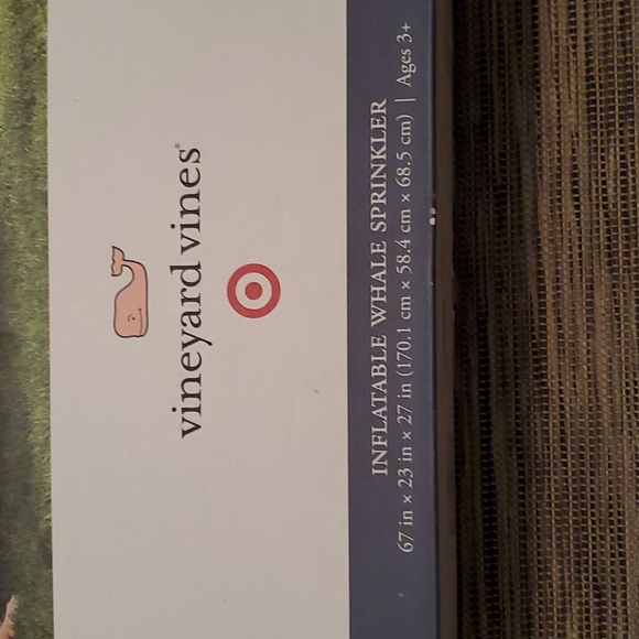 Vineyard Vines X Target Pink Whale Jumbo Inflatable Whale Sprinkler 🐳 - Picture 2 of 8